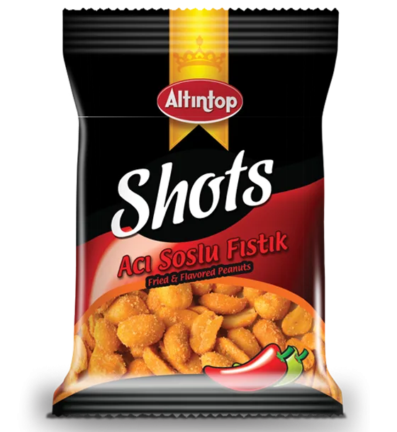 Shots Acı Soslu Fıstık paketi